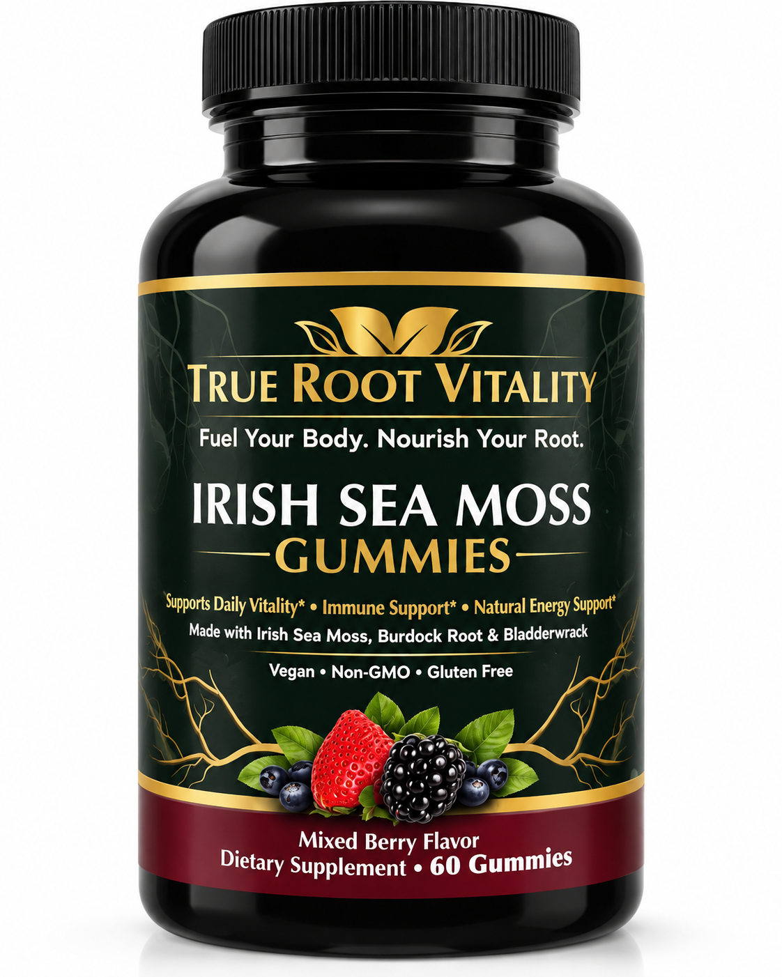 True Root Vitality Irish Sea Moss Gummies
